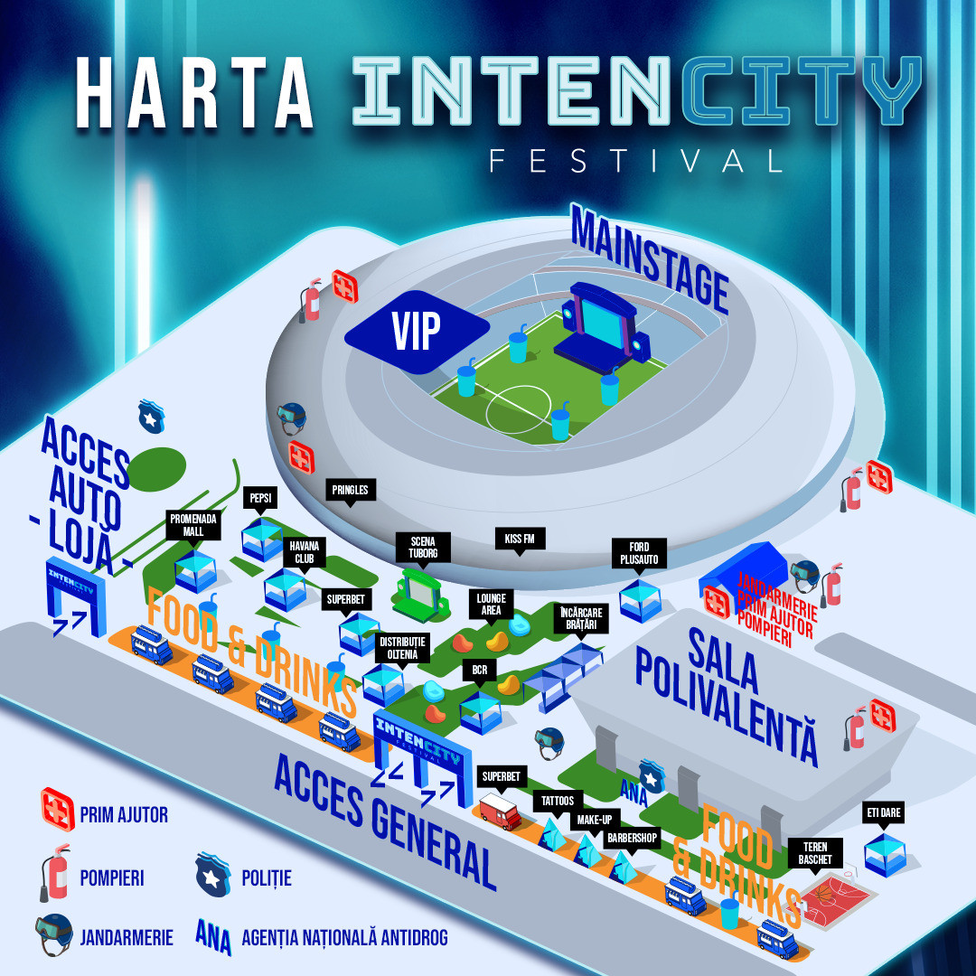 (P) Experienţe unice la Craiova IntenCity, între 28 - 30 iunie 2024 Muzică, dans și atracții non-stop pentru fani