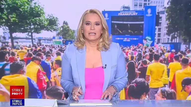 Ce au făcut fanii români în centrul Frankfurtului după calificarea României în optimile EURO 2024. Străinii i-au urmat rapid