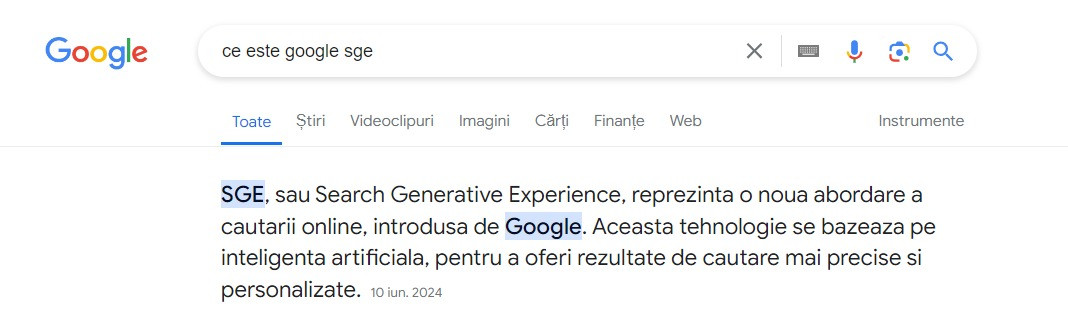 Google SGE