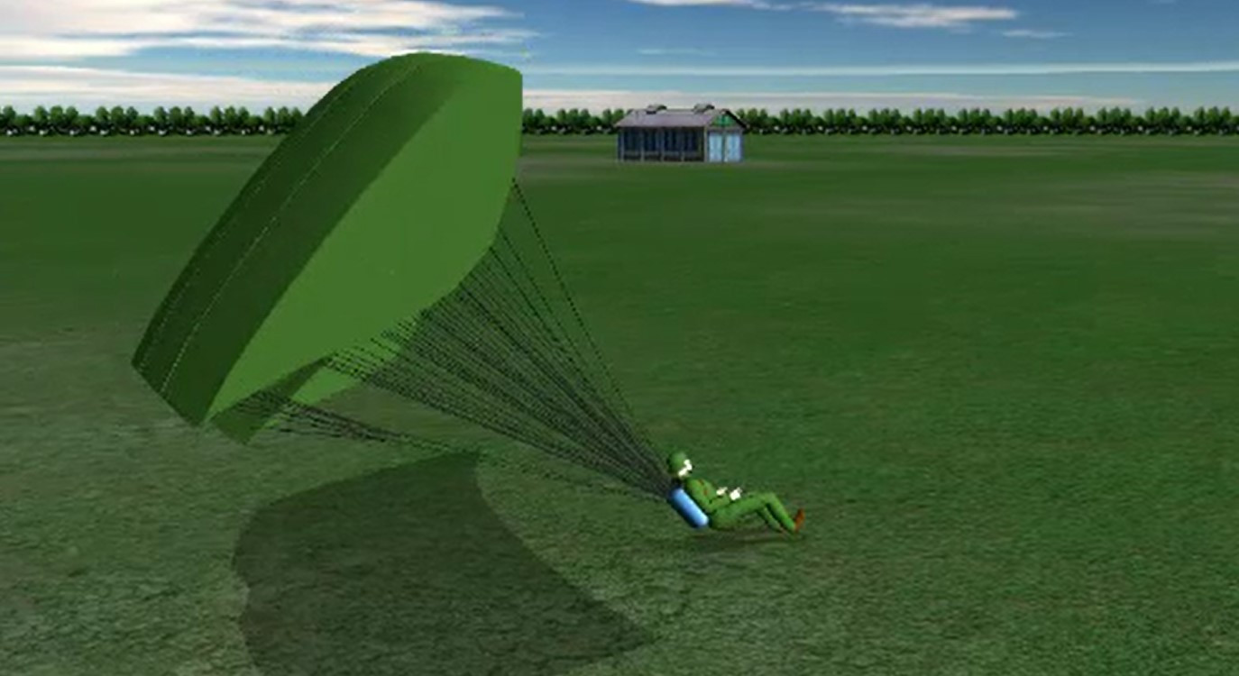 ANIMAȚIE GRAFICĂ. Cum s-a produs tragedia de la Clinceni. Greșeala care l-a costat viața pe parașutistul de 43 de ani