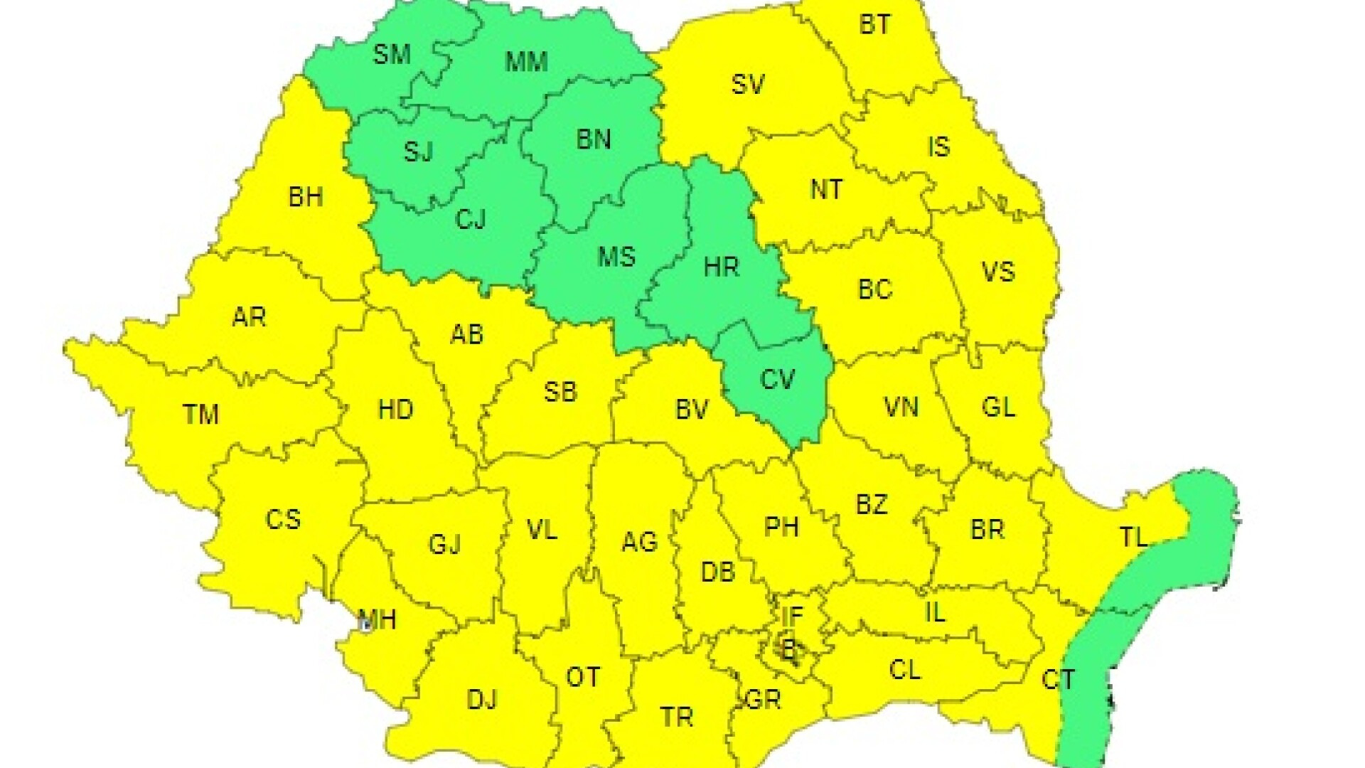România, lovită de caniculă și furtuni puternice. Cea mai mare parte din țară va fi sub Cod galben. HARTĂ