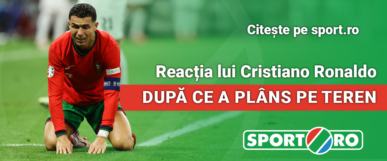 Reacția lui Cristiano Ronaldo