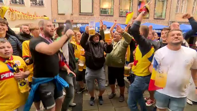 Suporterii români și olandezi au petrecut împreună la Munchen. ”Două fire, două paie, ia Olanda la bătaie!”