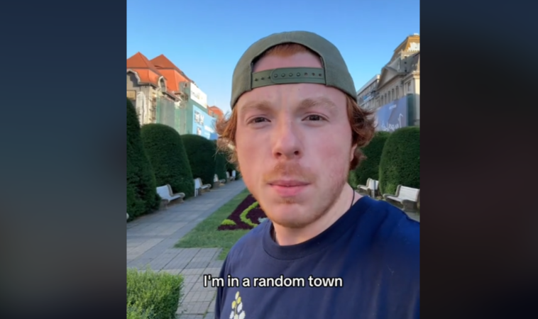 Reacția unui turist american când a vizitat un oraș din România. Videoclipul postat pe TikTok a devenit viral. VIDEO