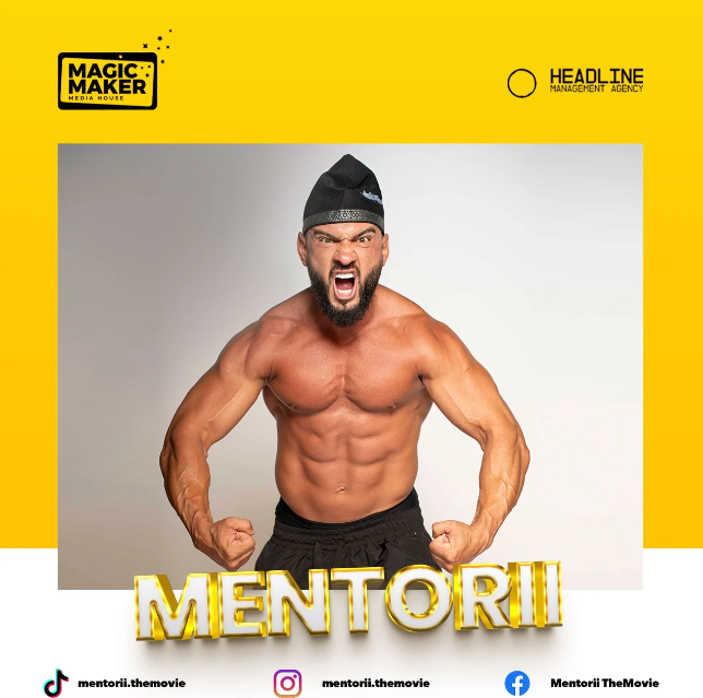 Dorian Popa, influencer celebru din România, va juca în comedia MENTORII, primul film produs de UNTOLD Universe