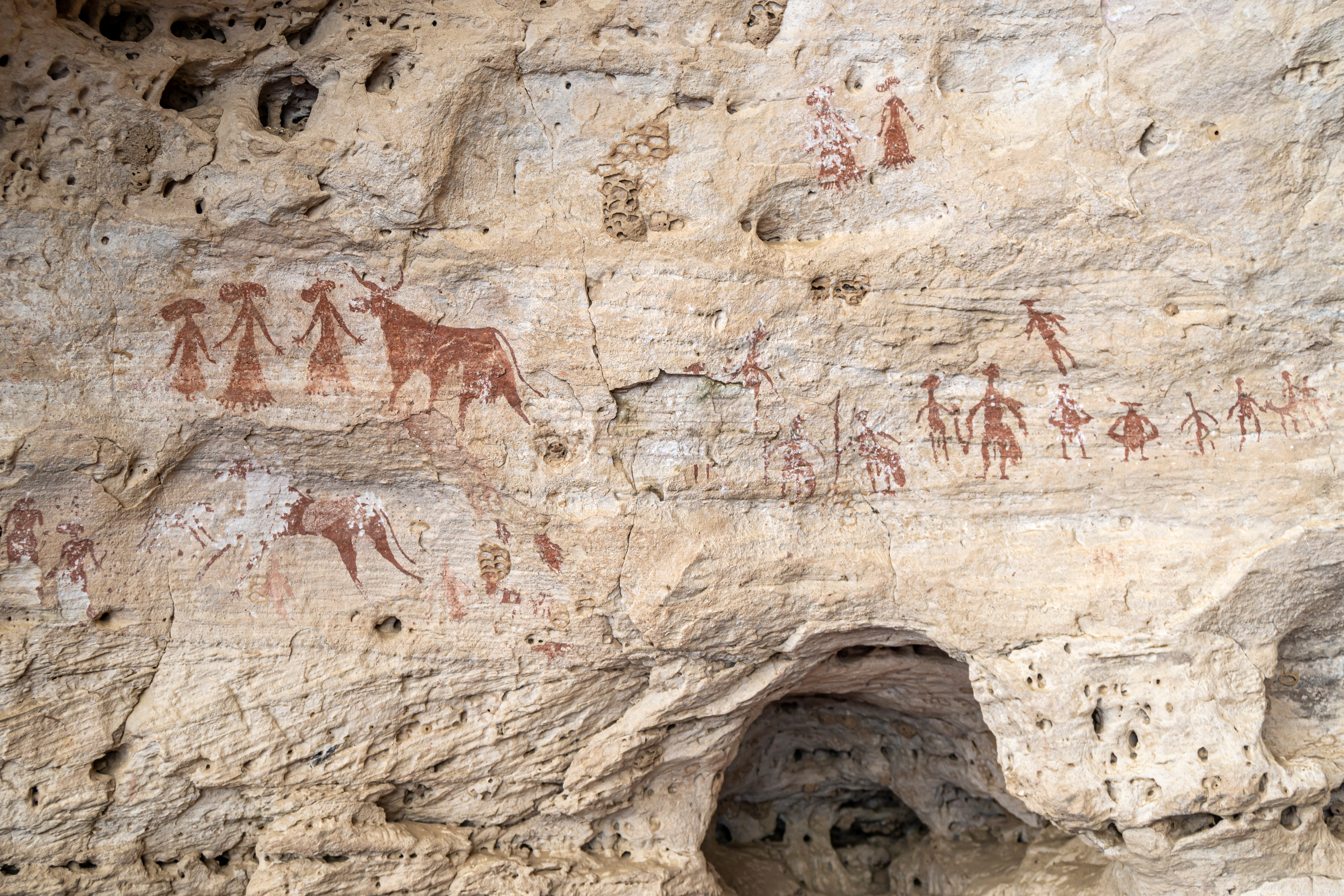 Cea mai veche pictură rupestră din lume, descoperită pe o insulă indoneziană. Are cel puțin 51.200 de ani: ”Ceva se întâmplă”