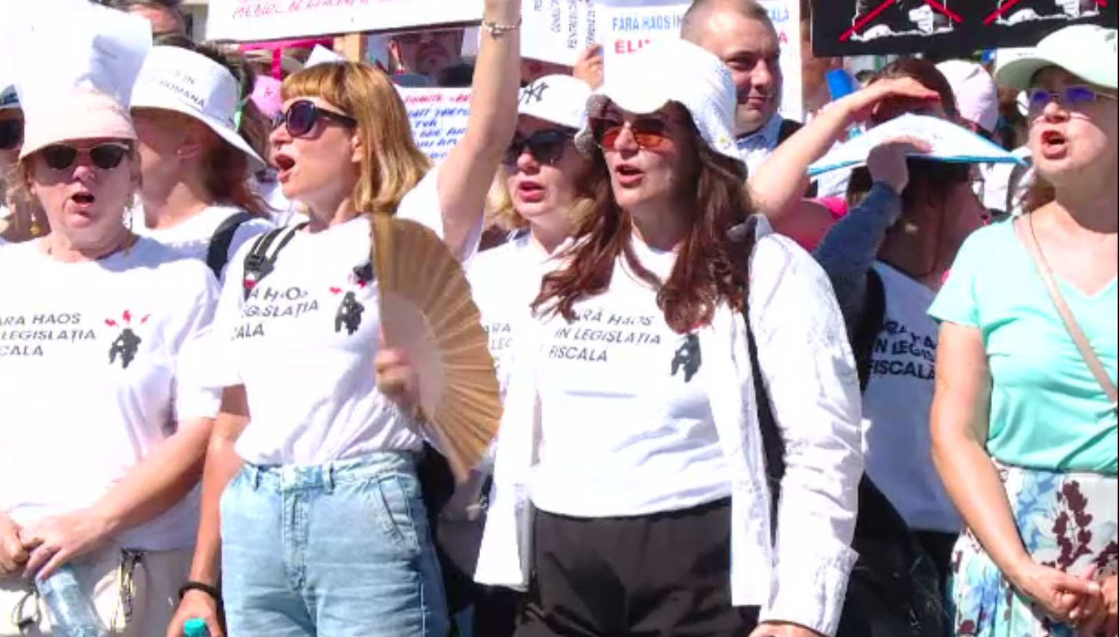 „De obicei tăcem și înghițim”. De ce au ieșit contabilii în stradă. Peste 1.500 au protestat în Piața Victoriei