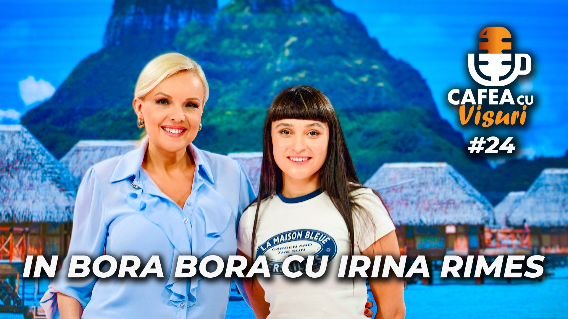 În Bora Bora, cu Irina Rimes. „Este unul dintre cele mai frumoase locuri pe care le-am vizitat vreodată”