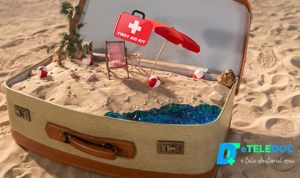 (P) Kit de prim ajutor pentru vacanță. Află de la medicii eTELEDOC ce trebuie să conțină