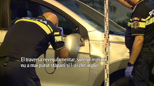 Accident mortal în Capitală. Un bărbat a fost lovit de o mașină în timp ce traversa neregulamentar. „Avea un copil în mașină”
