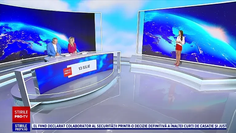 Vremea azi, 13 iulie. Canicula pune stăpânire pe România. Singura zonă în care vom avea ploi torențiale, cu tunete și fulgere