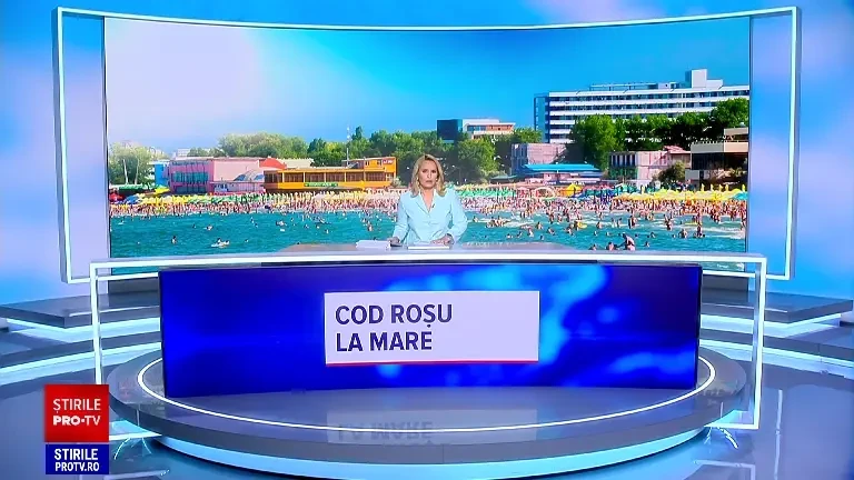 Experiment PRO TV: Nisipul de pe plajă este atât de fierbinte, încât poți prăji ouă. Primul Cod Roșu din ultimii 50 de ani