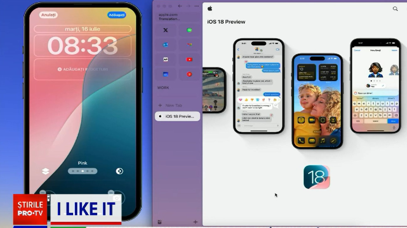 Apple a lansat primele versiuni publice de test pentru iOS 18 şi pentru celelalte sisteme de operare