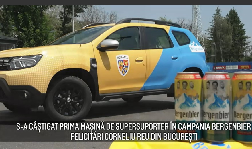 (P) S-a câștigat prima mașină de supersuporter în campania Bergenbier