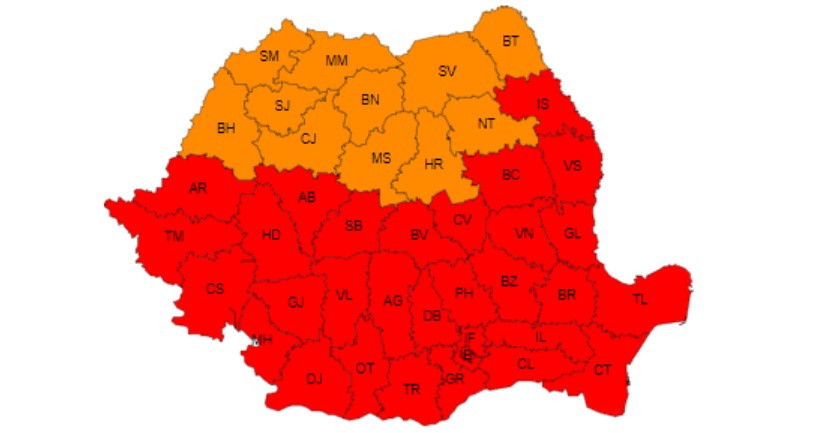 caniculă rom&acirc;nia