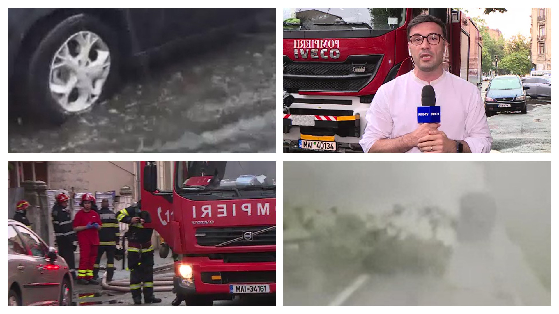 Vijeliile au făcut prăpăd în mai multe zone din țară. Copaci căzuți, trafic îngreunat, mașini distruse și oameni speriați