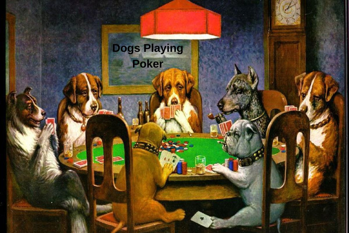 (P) O colecție inedită: Ce se află în spatele tablourilor din seria "Dogs Playing Poker"?