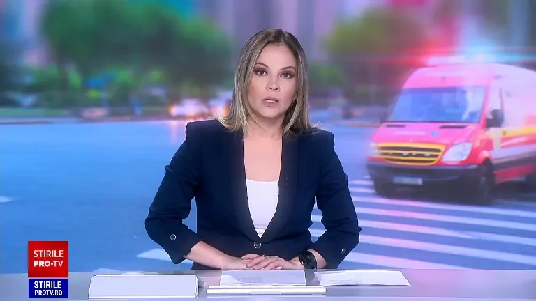 Un bărbat a fost izbit de mașina poliției pe o trecere de pietoni din Galați. Momentul a fost filmat