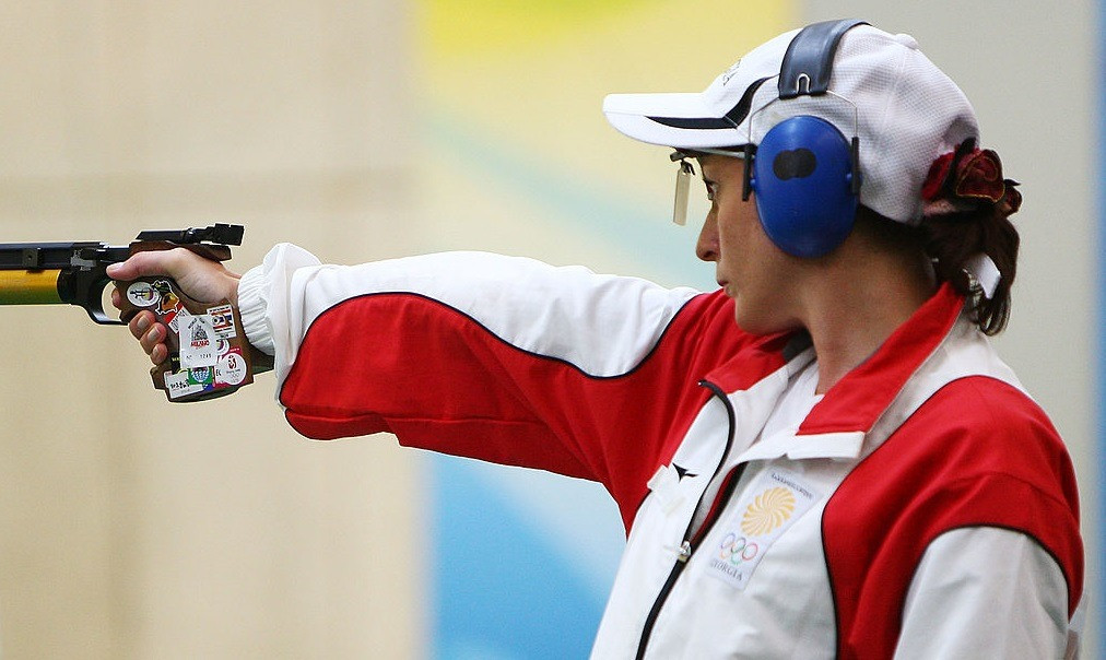 Georgianca Nino Salukvadze, prima femeie care a participat la zece ediţii ale Jocurilor Olimpice