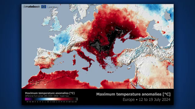 Ministerul Mediului: 2024 este cel mai călduros an din istoria măsurătorilor meteorologice în România