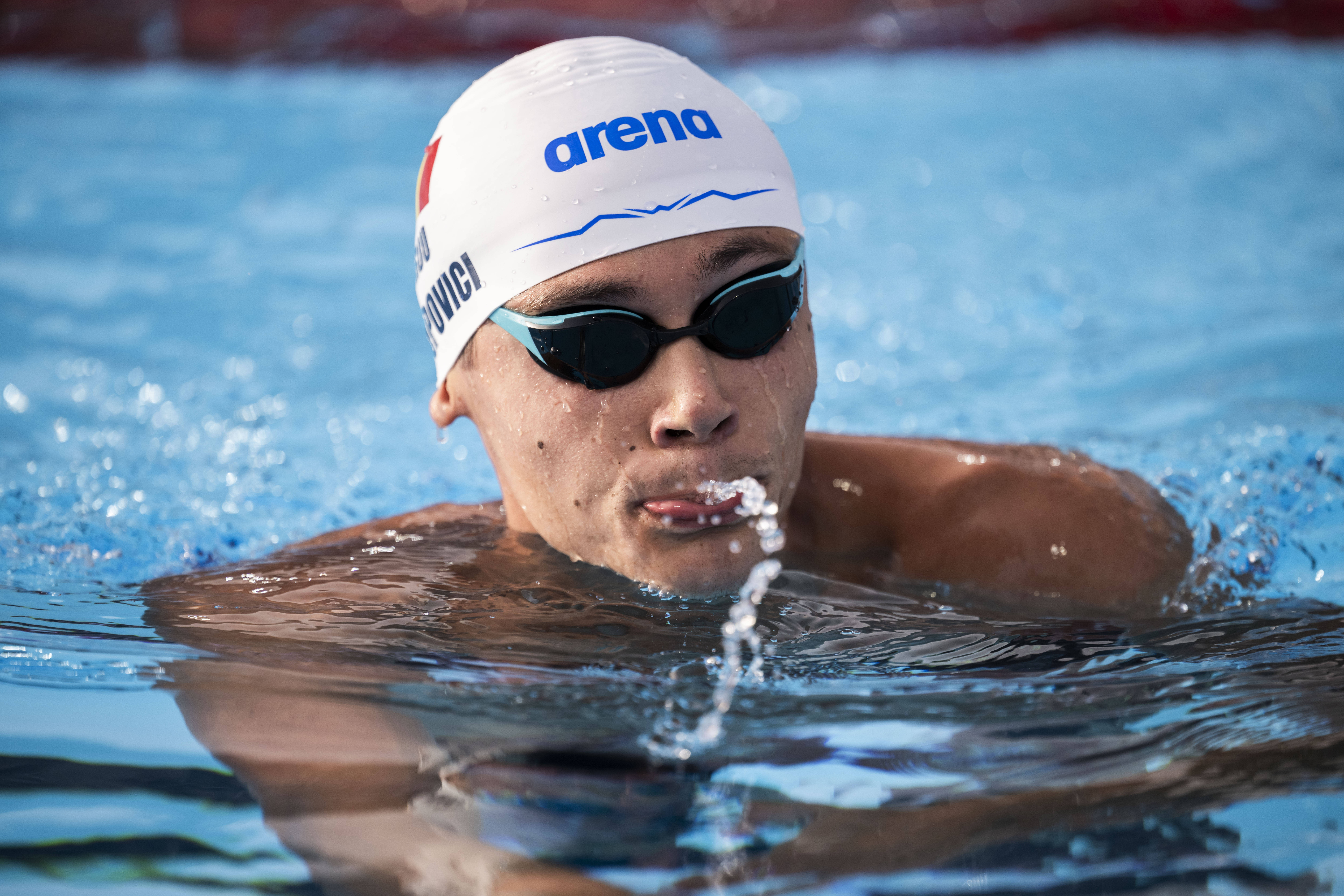 David Popovici a câştigat medalia de aur la Jocurile Olimpice de la Paris în proba de 200 metri liber. FOTO