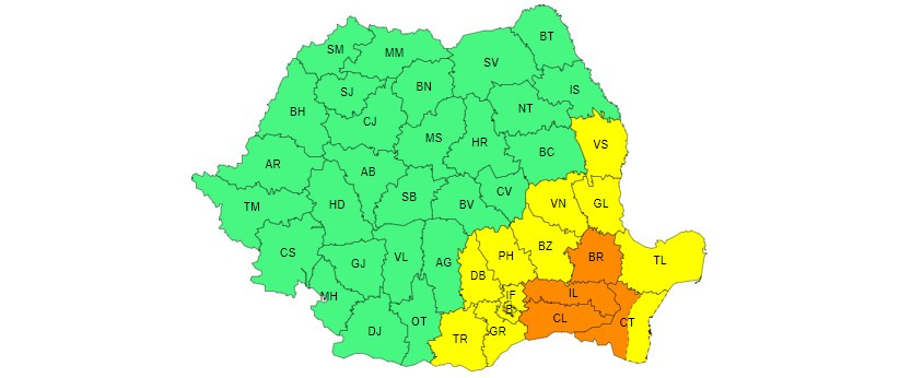 caniculă rom&acirc;nia