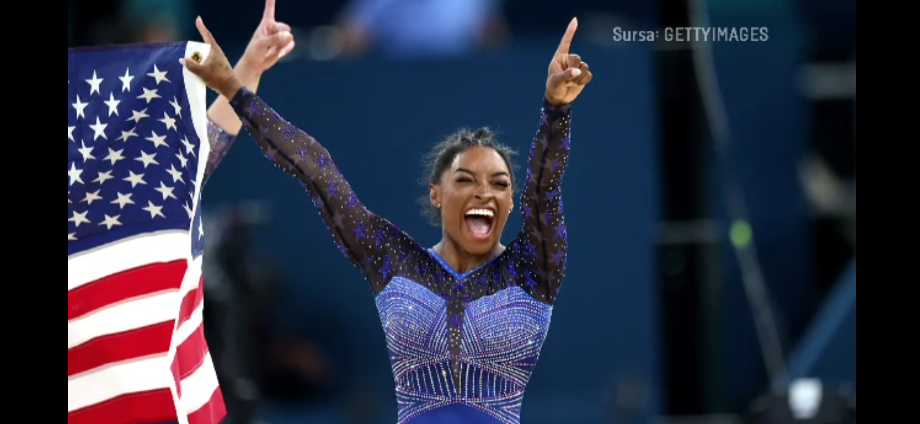 Simone Biles a devenit cea mai în vârstă gimnastă care a câştigat un titlu olimpic la individual în ultimii 72 de ani