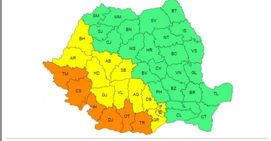 Avertizare meteo caniculă