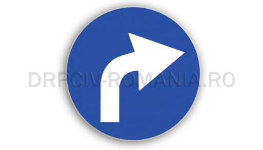 semne de circulatie albastre