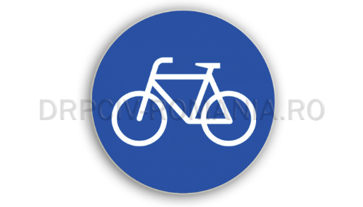 semne de circulatie albastre