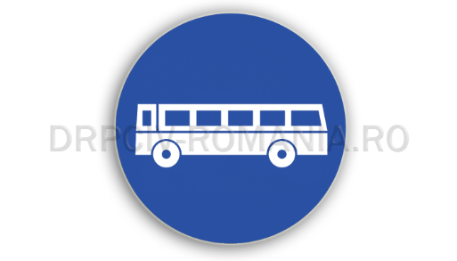 semne de circulatie albastre