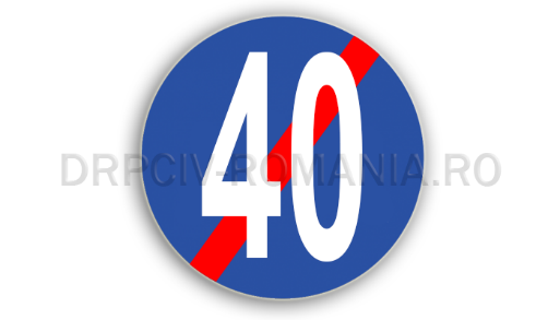 semne de circulatie albastre