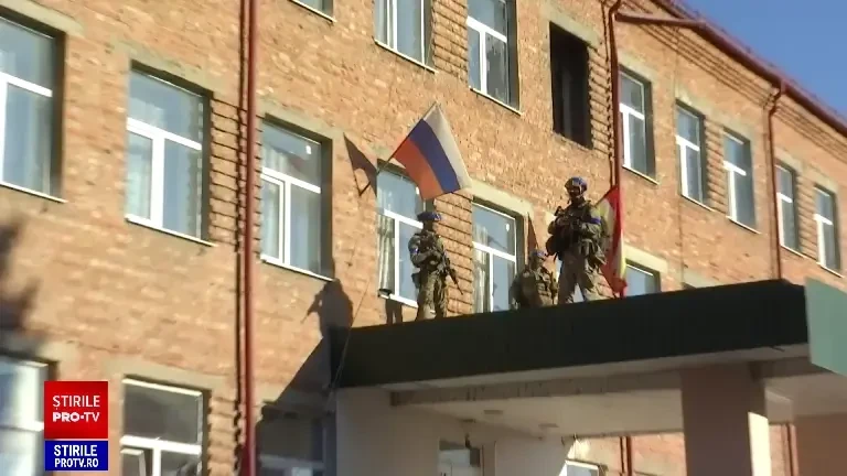 Momentul în care un steag al Rusiei este aruncat pe jos în regiunea Kursk: ”Este istoric, Glorie Ucrainei!”