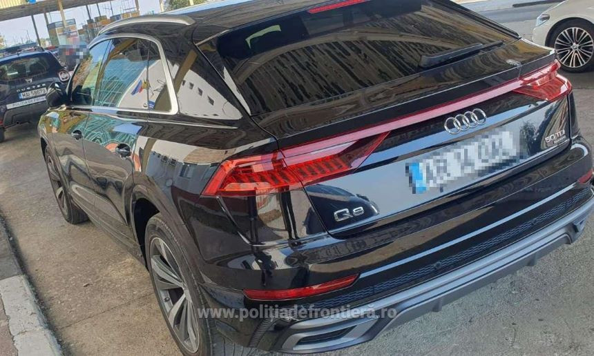 Un român a rămas fără Audi-ul Q8 în Arad. Ce au descoperit polițiștii la un control banal