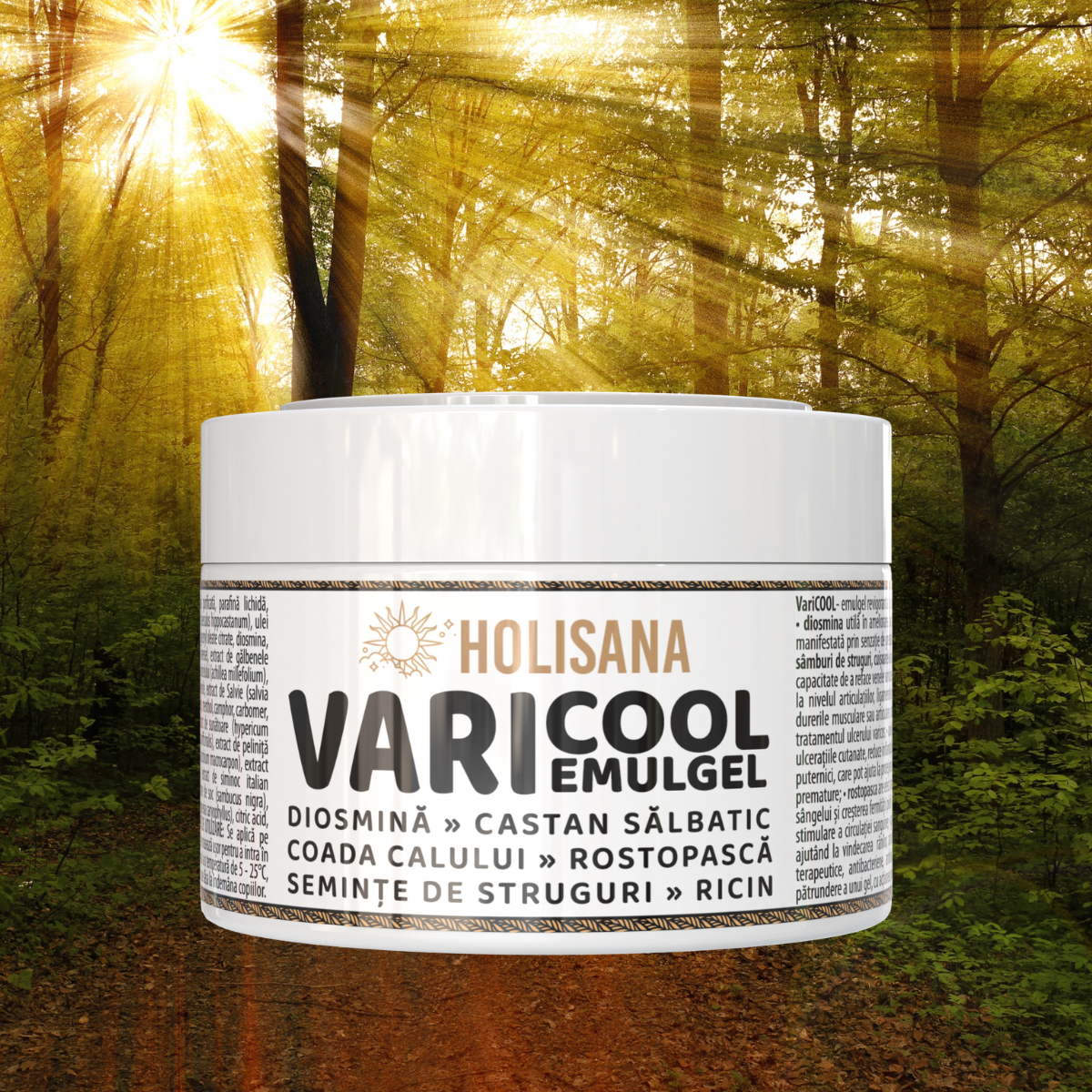 (P) Varicool Emulgel de la Holisana - Un emulgel pentru varice și picioare umflate