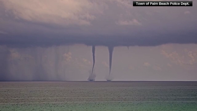 Mai multe tornade precum cea care a scufundat superyacht-ul din Sicilia, filmate în Florida