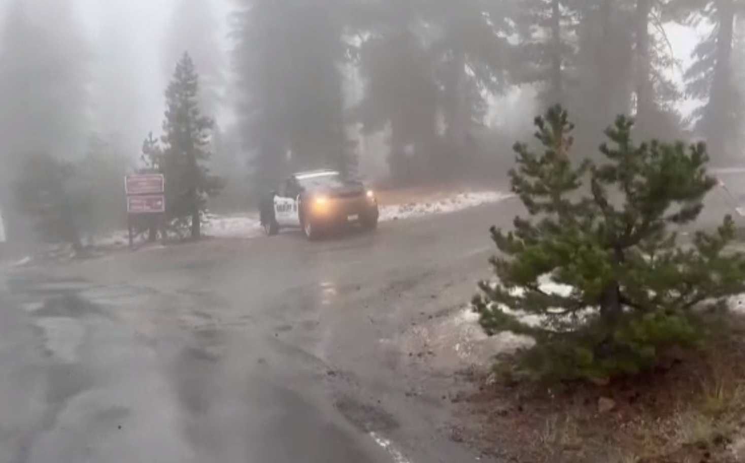 Ninsori în august pe coasta de vest a SUA. Nu s-a mai întâmplat din 2003