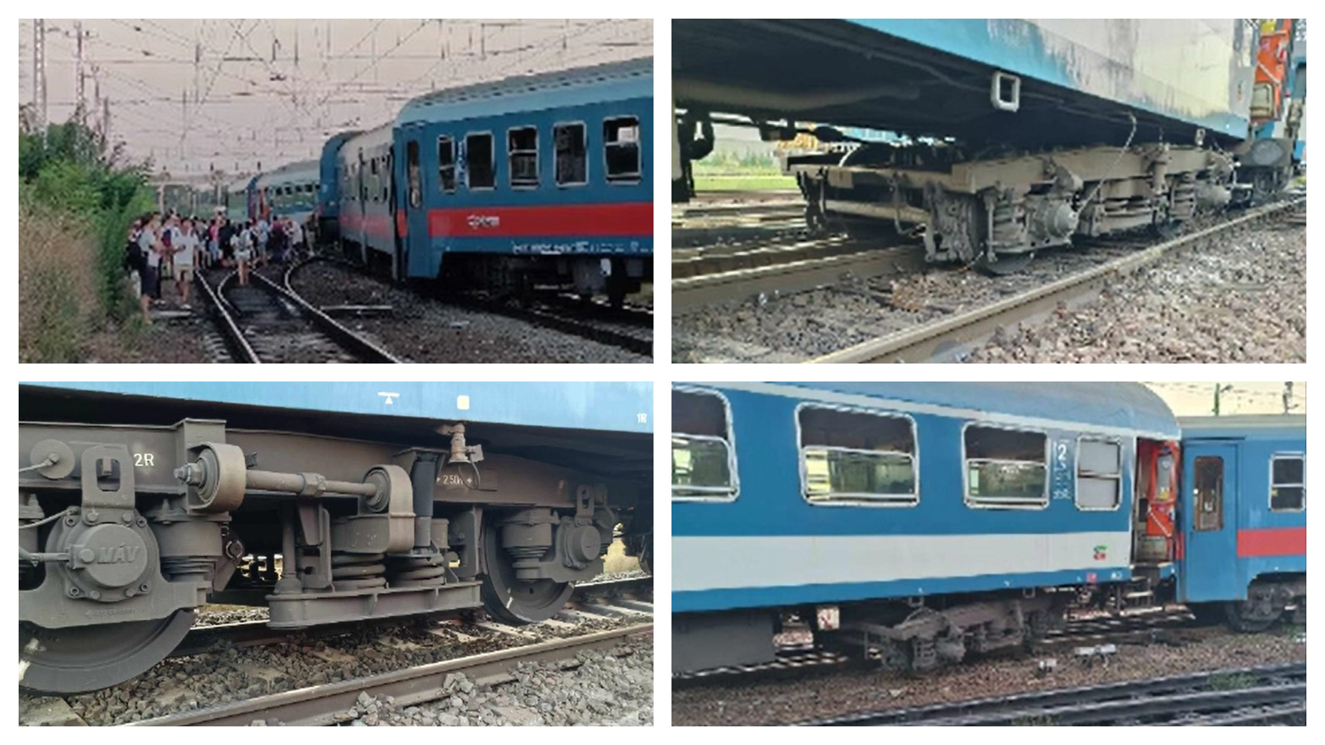 Incident major pe ruta Cluj-Budapesta. Un tren a deraiat și a blocat complet cea mai importantă gară din Ungaria