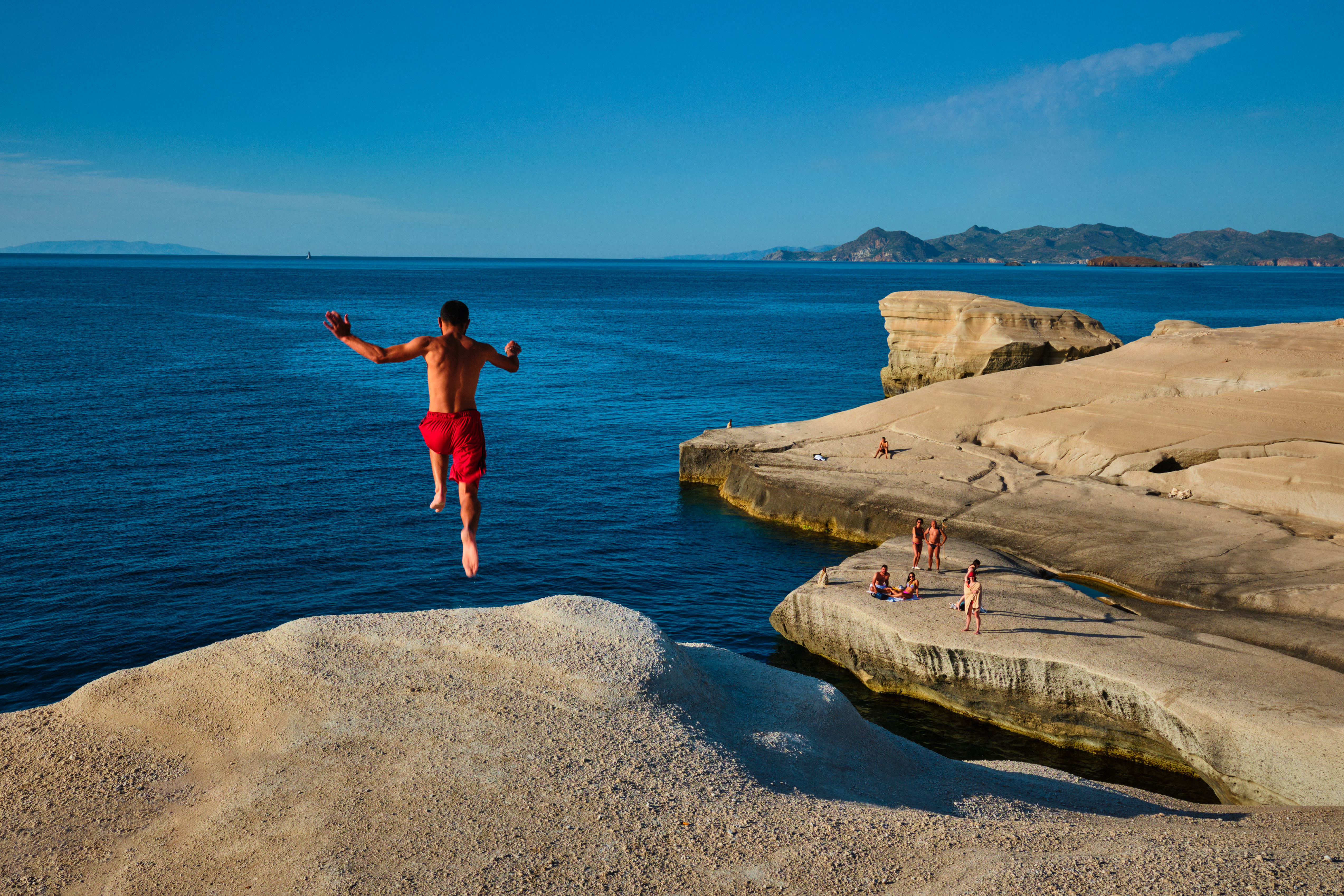 Sarakiniko Beach, Milos
