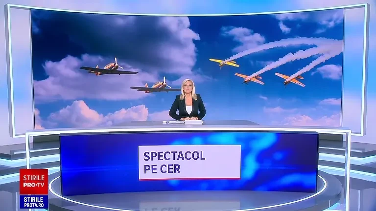 Spectacol aerian impresionant pe aeroportul Băneasa. Impresiile oamenilor prezenți la BIAS. „Absolut fantastic”