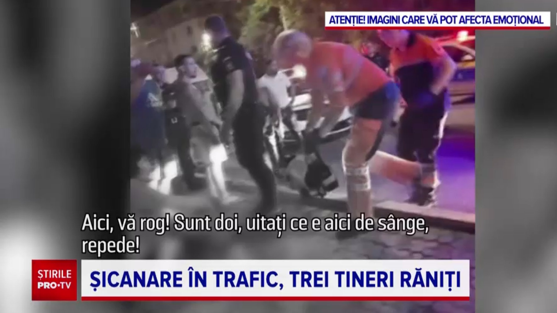 Scene șocante în Bacău. Trei tineri au fost înjunghiați, după o bătaie între două găști rivale
