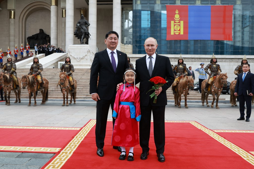 Vladimir Putin, Mongolia