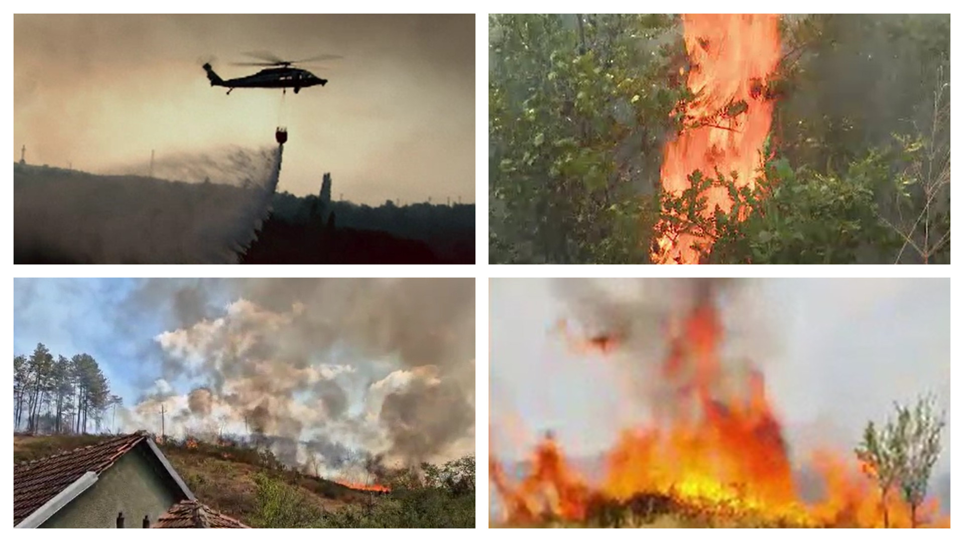 Incendiile de vegetație devastează România. Zona în care a fost nevoie de intervenția unui elicopter Black Hawk