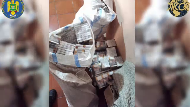 Șapte persoane reținute pentru contrabandă, după 22 de percheziții. Polițiștii au făcut o „captură” de 23.000 de pachete