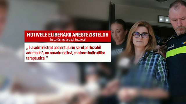 Procurorii nu au dovedit o intenție criminală a celor două anesteziste de la Pantelimon şi nu există suficiente probe