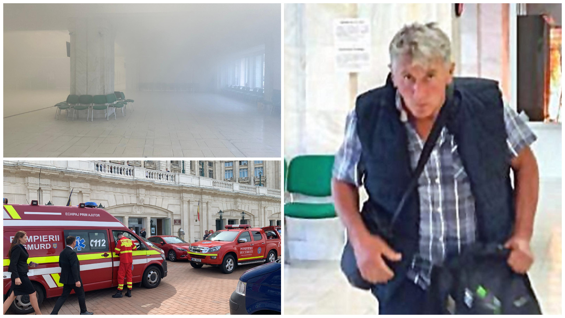 Primele informații despre bărbatul care a provocat incendiul de la Palatul Parlamentului. Cum a reușit să intre în clădire