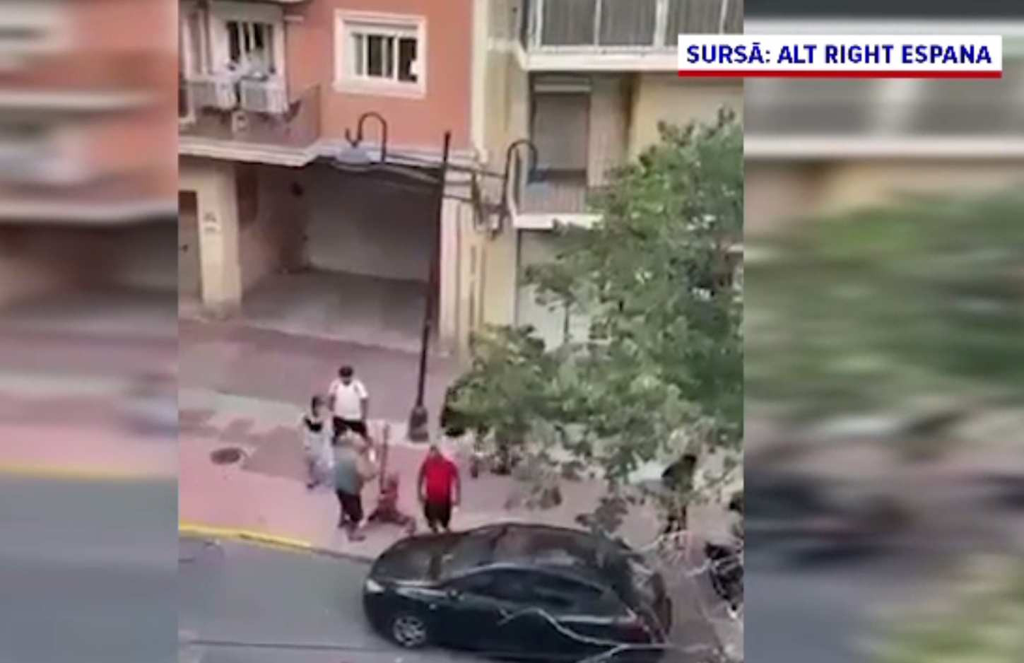 Două familii de români au îngrozit Valencia. S-au bătut pe stradă, cu bețe și cuțite. Opt persoane au fost rănite. VIDEO