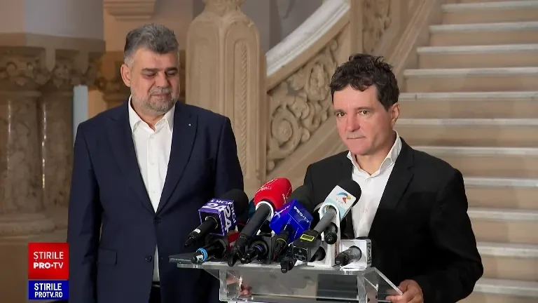 Întâlnire Nicușor Dan - Marcel Ciolacu. „Am avut o discuţie pe trafic. Am vorbit despre ilegalitatea în urbanism”