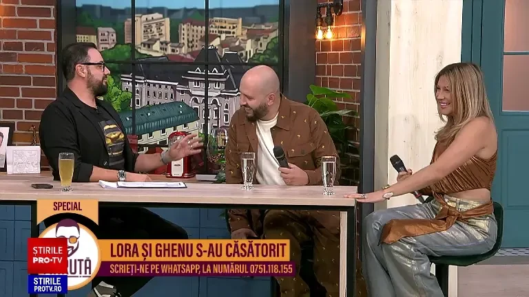 Lora și Ionuț Ghenu s-au căsătorit. Primele imagini cu cei doi de la starea civilă