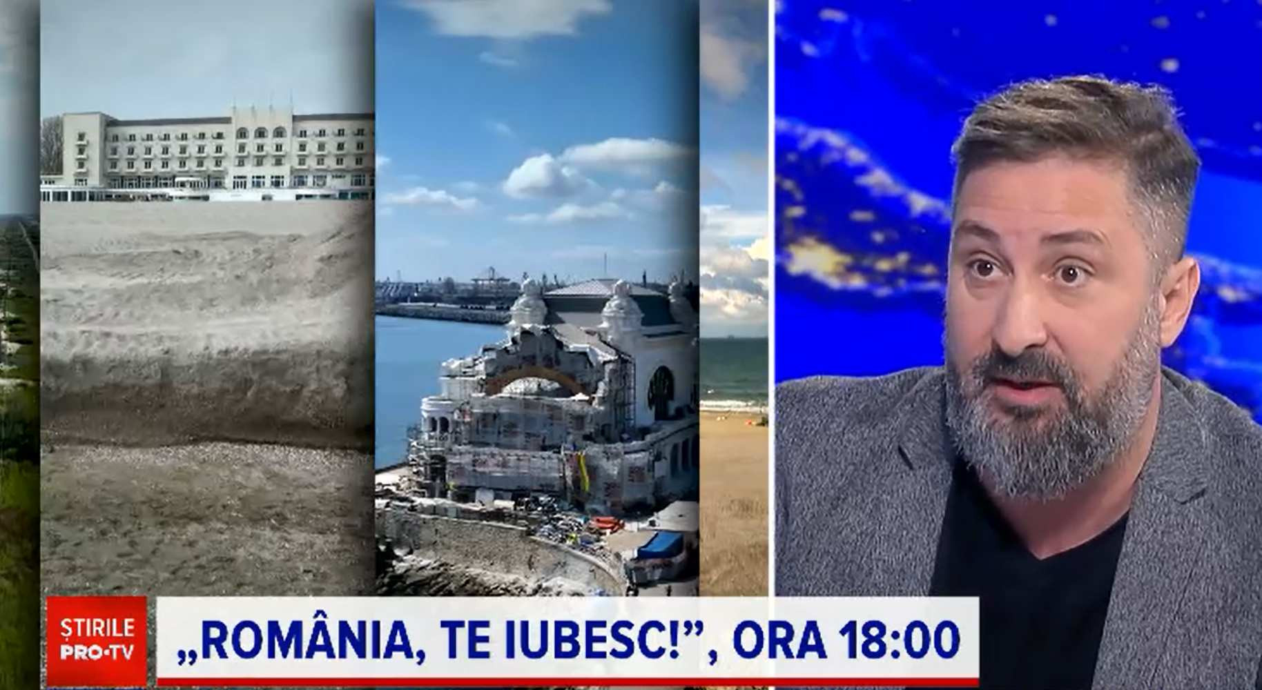 „România, te iubesc!”, duminică de la ora 18.00. „Reabilitare, în nisipuri mișcătoare” în proiectul lărgirii plajelor